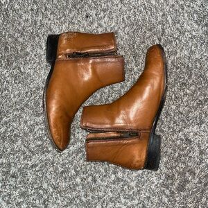 Frye Brown Ankle Boots